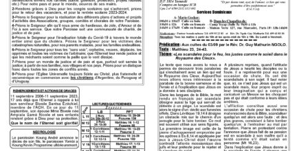 Lien paroissial N°161452585 du 10 septembre 2023