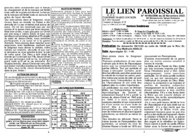 Lien paroissial N°161562596 du 26 novembre 2023